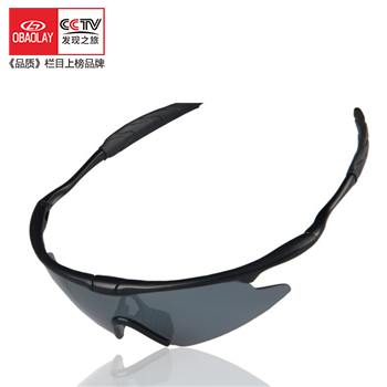 欧宝来X100流线设计时尚半框军用运动防护防风防沙骑行眼镜