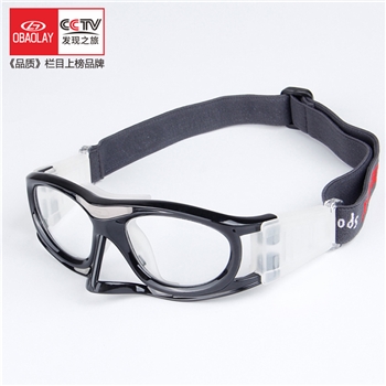 欧宝来SP0859人性设计柔软硅胶护鼻护眼专业运动篮球眼镜