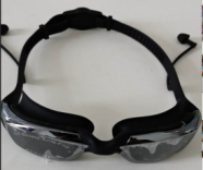 欧宝来XH5710带蘑菇云耳塞防雾游泳眼镜 成人防水防雾泳镜 男女游泳镜