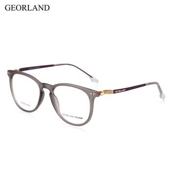 (GEORLAND）G30602新款简约金属眼镜架 经典款超 轻复古镜框平光镜可配近视