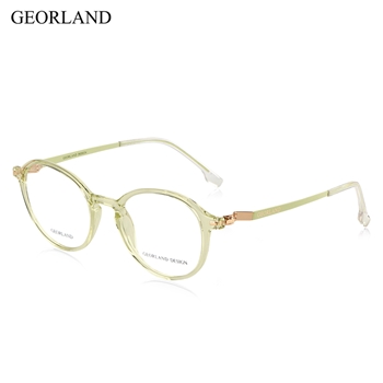 （GEORLAND)G30604新款潮流TR平光镜圆形复古眼镜防蓝光眼镜可配镜