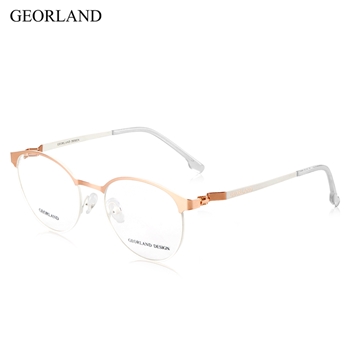 (GEORLAND)G30582男女文艺简约超轻眼镜框架 可配高清防蓝光变色近视眼镜