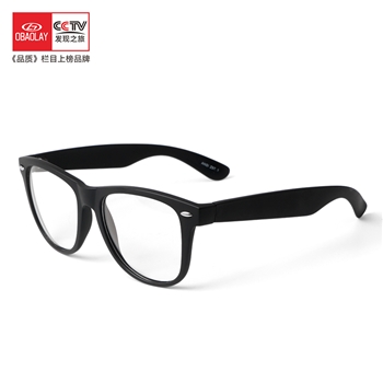 （新品）欧宝来Z87_1男女大框护目镜防蓝光米钉款平光眼镜近视配镜